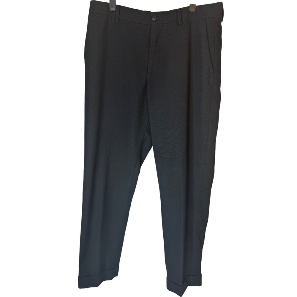 2/$30 Zara Womens 32/28 Slim-Fit Dress Pants Polyester Blend